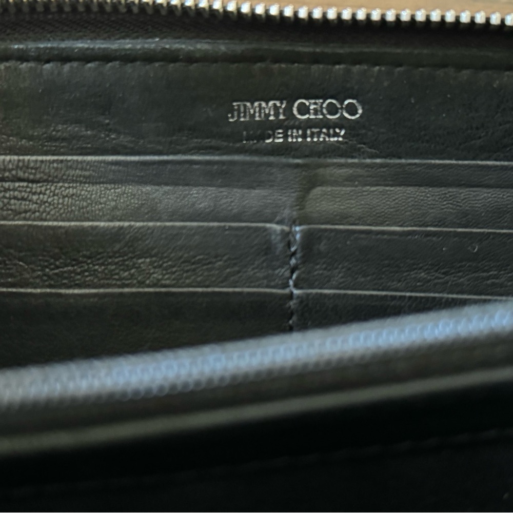 Auth Jimmy Choo Filipa star studded long wallet - Picture 7 of 11